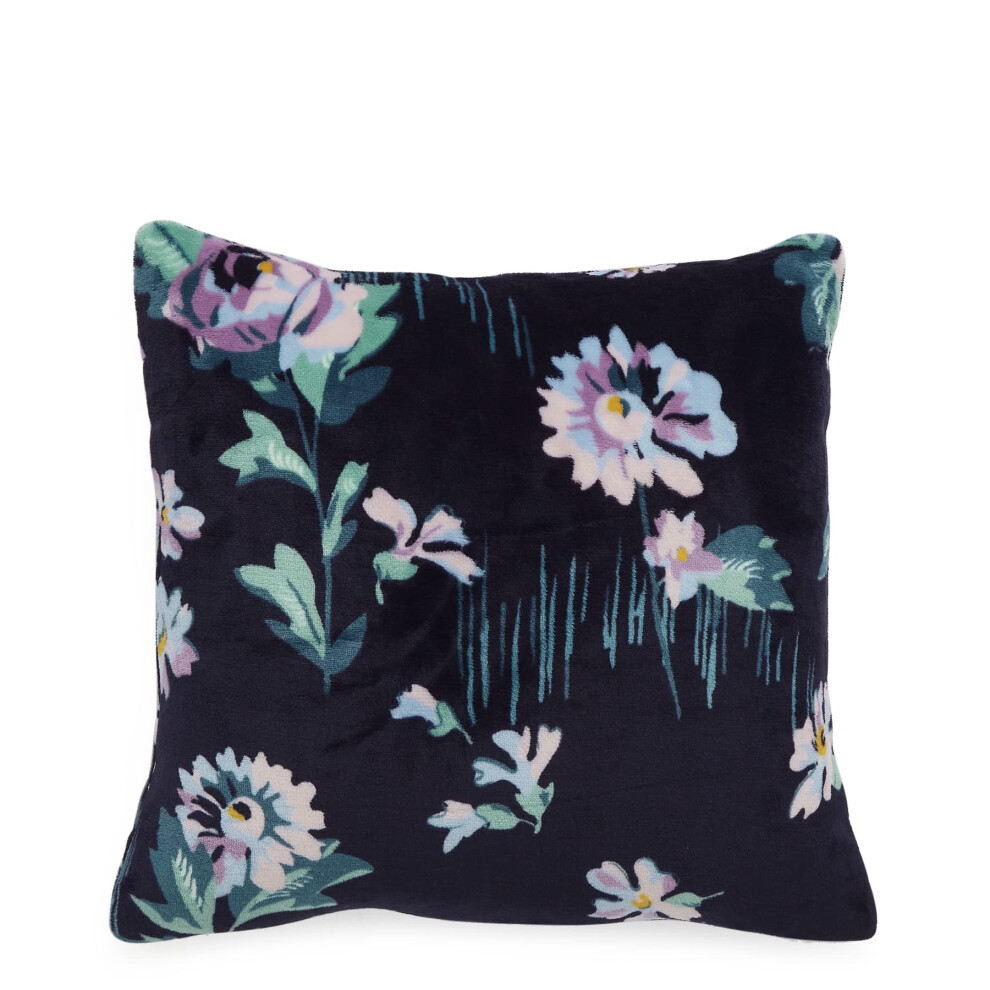 Vera Bradley Women's Decorative Throw Pillow With Removeable Hypoallergenic Insert Navy Garden One Size