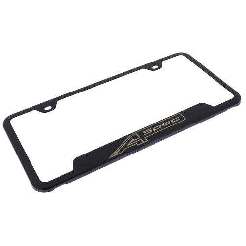 Au-Tomotive guld nummerplade ramme til Acura A-Spec (sort) 1