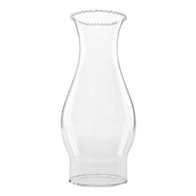 Mina ljus | 3 """" x 8 1/2 """" Oil Lamp Globe Replacement Lamp | Oljelampa skorsten | Orkanlampans glasersttning | Clear Crimp Top Chimney