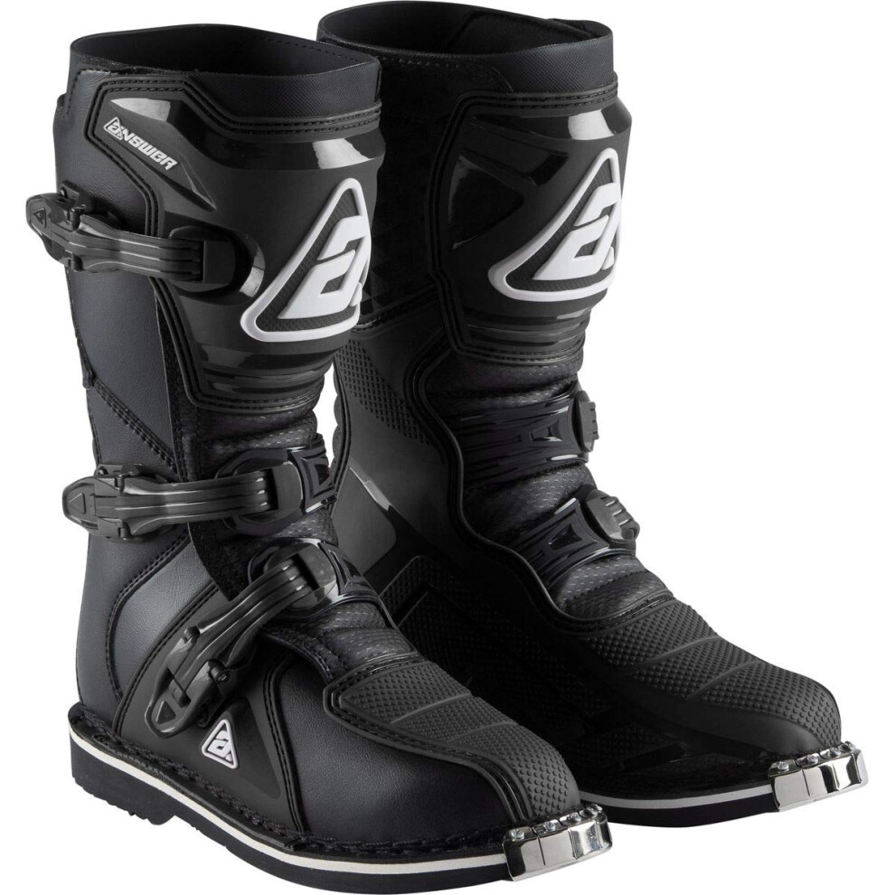 Answer Racing 445224    quipement de protection pour motocross Powersports   : bottes AR1 noires, taille enfant 6, 1 paire