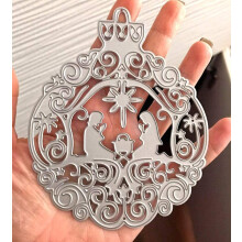 Ornament de nativitate Taiere DIES DIY Scrapbooking Artist Artist Cutiere Metal Dies Stencils Scrapbooking O?el Craft Die Taie?i Arta Arta de hr