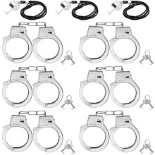 3 lontras 6PCS Algemas de Metal de 9.8 Polegadas para Crianças, Acessórios de Fantasia, Brindes de Festa