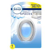 Febreze Petits Espaces Désodorisant, Lin & Ciel, 1 pièce, Bleu, Modèle:93336