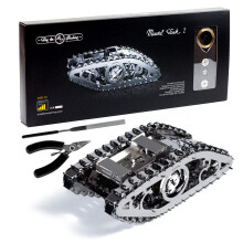 Marvel Tank 2 Rostfritt stl Model Kit | Hllbar och mekaniserad maskin fr den erfarna hobbyisten | Gr-det-sjlv-projektet | Ingen ldning krv
