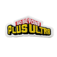 Suloinen Patch Go Beyond Plus Ultra Brodeerattu rauta Ompele Patches Meme Hat Deco Badge