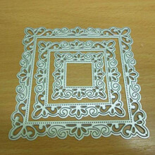 3 PC -uri rame patrat strapuns DIES DIY DIY Scrapbooking Artist Artist Taiere Metal Dies Scrapbooking O?el Taiere Dies Stencile