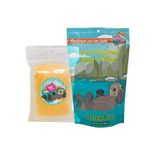 Punga originala de Poo Otter Poop (boton de zahar portocaliu) pentru cadouri inedite