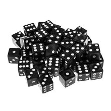 Handy Basics 100er-Pack Standard-Spielwrfel 16 mm (wei)