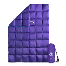 4Monster Down Camping Blanket - Outdoor Travel Quilt Puffy 650 Fill Opvouwbaar Lichtgewicht Wind & Waterdicht | Ideaal voor Stadion Backpacking Kamper