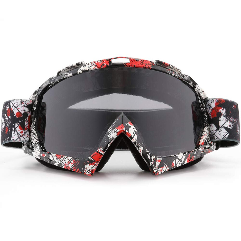 Sposune Dirt Bike Atv Goggles Uv400 Motorcycle Goggles Motocross Riding Goggles Atv Windproof Dustproof Dirtbike Off Road Goggles For Adults Men Wome 641926148720