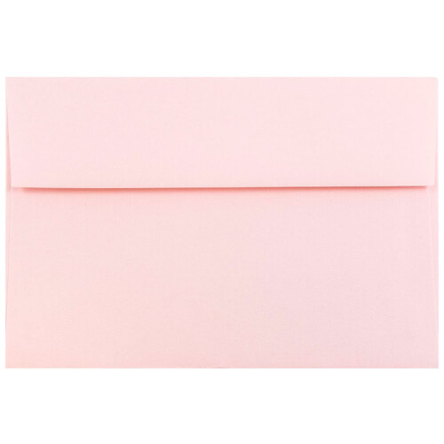 JAM PAPER A8 Πρόσκληση Φάκελοι - 5 1/2 x 8 1/8 - Μωβ Ροζ - 100/Συσκευασία