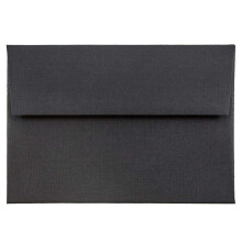 Jampapir 4bar A1 Premium Invitation konvolutter - 3 5/8 x 5 1/8 - Sort linned - 100/pakke