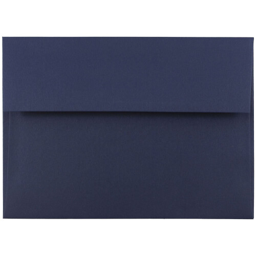 JAM PAPER A7 Premium Προσκλήσεις Φάκελοι - 5 1/4 x 7 1/4 - Ναυτικό Μπλε - 100/Συσκευασία