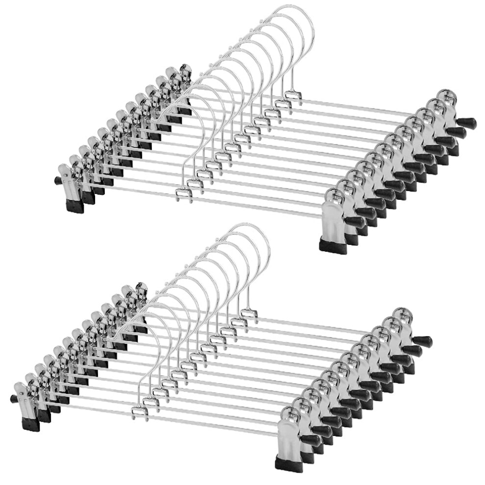 Goodtou Hosenb Gel Mit Clips, Rockb Gel, Kleiderb Gel F R Hosen, Kurze Kleiderb Gel, Hosenb Gel, Metallclips, Hosenb Gel, 50 St Ck