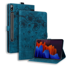 (blue-sakura, S9 FE (10.9 inch)) Funda For Samsung Galaxy Tab S9 FE Case 10.9inch E