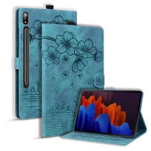 (green-sakura, S9 FE (10.9 inch)) Funda For Samsung Galaxy Tab S9 FE Case 10.9inch E