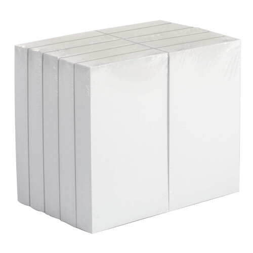 Amazon Basics Blank Index Cards  1000 Count  10 Pack of 100  White  3"""""""" x 5""""""""