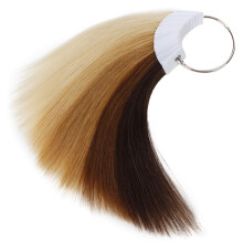 RINBOOOL Hair Swatches for Testing Color 6 Different Levels Sample Kit for Salon 100% Natural Remy Human Hair 8 Inch 30 Pieces per Pack