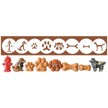 Dogs Paws & Bones 8-delige set voor koekjespersen