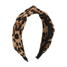ShiQiao Testa di Leopardo Annodato per Donne, Fascia Larga per Acconciature