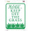 Smart Blonde P-2610s-M Please Keep Off Grass Novelty Rectangle Sticker Decal - Medium 1