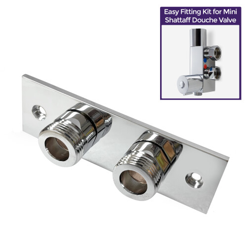 NES Home Easy Fixing Plate Bracket for Mini Douche Shattaf Thermostatic Shower Valve 2