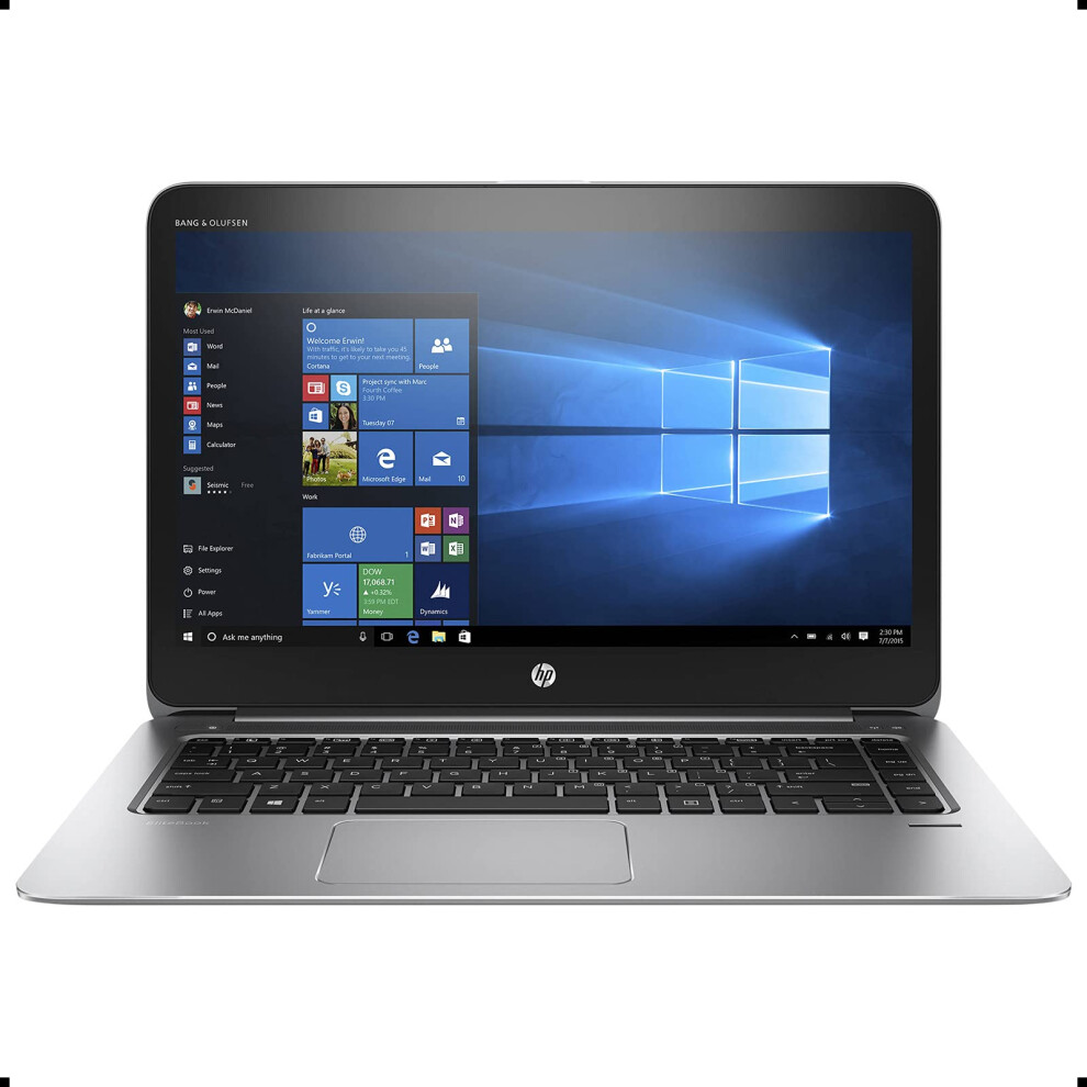 HP EliteBook Folio 1040 G3 14 FHD Laptop  Core i7-6600U 2.6GHz  8GB  512GB Solid State Drive  Windows 10 Pro 64Bit  CAM  (RENEWED)