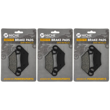 NICHE Semi-Metallic Brake Pad Set for Polaris Sportsman Touring Scrambler 400 570 850 1911292 1911279 1911278 2203628