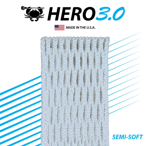 ECD Lacrosse Hero 3.0 Mesh - Semi Mjuk - Vit 2