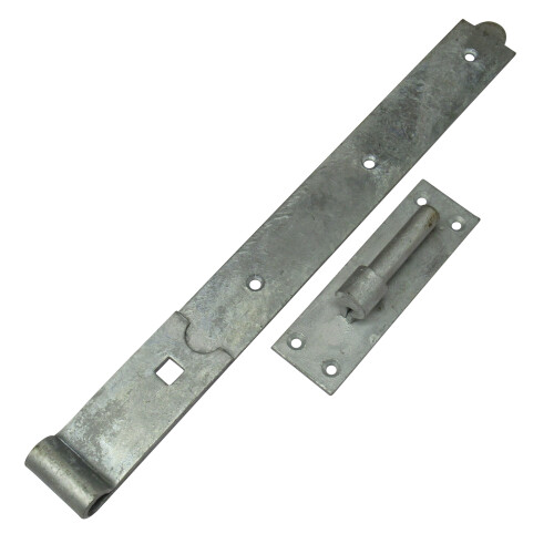 (30") Galvanised Hook and Band Gate Hinges Straight 2