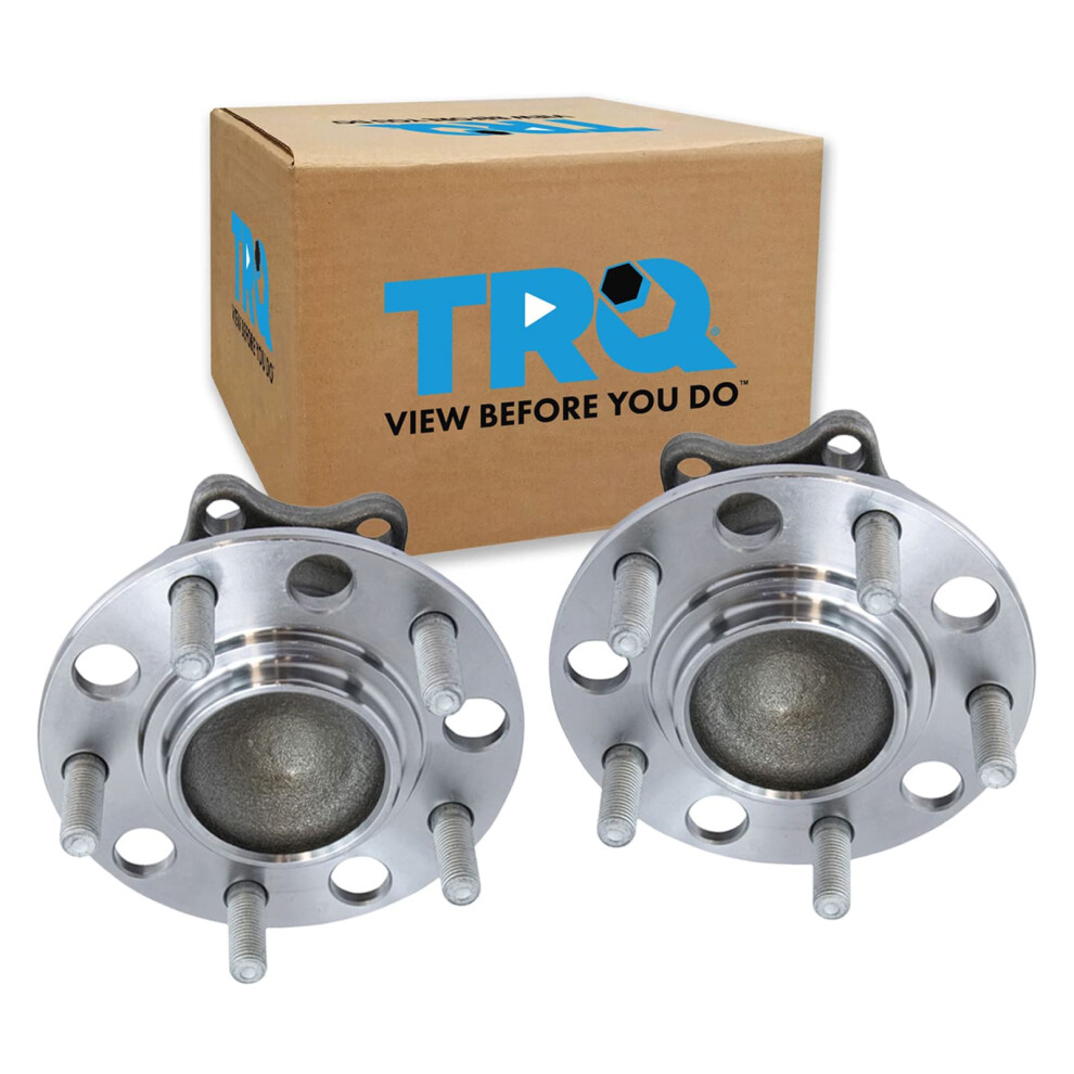 Trq Rear Wheel Hub Bearings Assembly Set Compatible With 2018-2020 Mitsubishi Eclipse Cross 2013-2020 Outlander Outlander Sport 191213521571