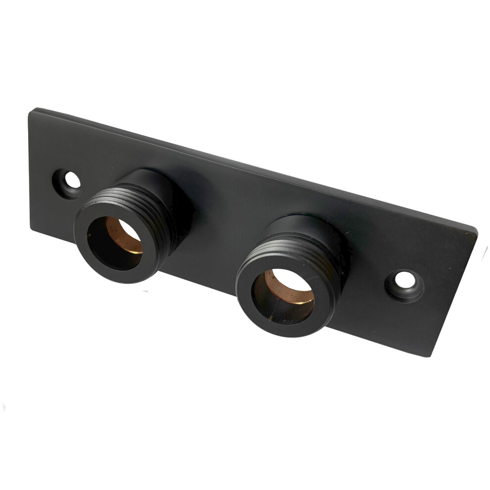 Nes Home Easy Fixing Plate Bracket Mini Douche Shattaf Thermostatic Shower Valve Black