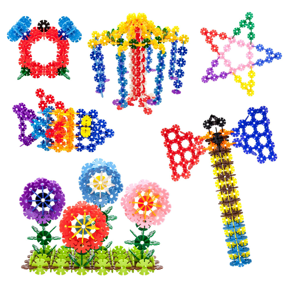 Photos - Construction Toy PicassoTiles Building Chips 600 Pieces Interlocking Construction Chips Creative Disc Block Toy Set STEM Learning Toys for Ea