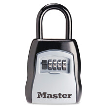 Master Lock 83 mm brede draagbare sleutelkluis met eigen combinatie - set van 2