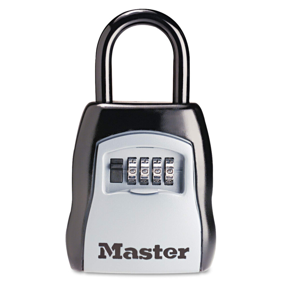 Master Lock 3-1/4in (83mm) Wide Set Your Own Combination Portable Lock Box - Lot of 2