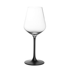 Villeroy & Boch Manufacture Rock Red Goblet Set of 4 Crystal Wine Glasses in Exciting Black Dishwasher Safe 23 4 cm