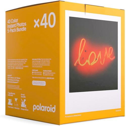 Polaroid Φιλμ Άμεσης Έκθεσης Polaroid για Κάμερες i-Type 40x Φωτογραφίες με Πανί Καθαρισμού Lumintrail 1