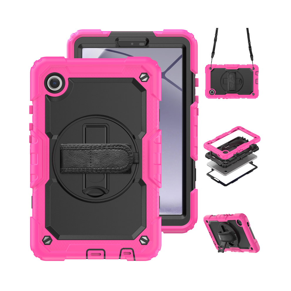 (H With Straps, Tab A9 8.7 2023) 360Æ³ Rotatable Multi-Functional Case For Samsung G 967854312805