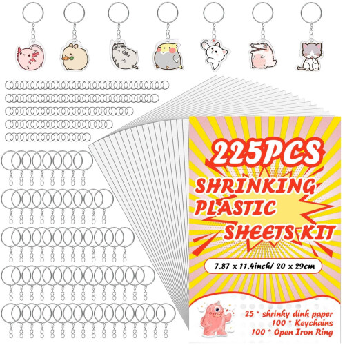 225pcs Kit de dink rtrcis