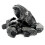 Fluval (Black Stone) Fluval Stone Rock Aquarium Aquascaper Decoration Bundle Kit 8