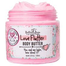 Manteiga Corporal Bella and Bear Love Flutter, Hidratação, Prevenção de Cicatrizes, 6.7oz