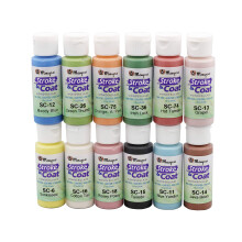 Kit 1 de vernis Mayco pour c ramique, 12 pots assortis de 57 ml, avec livret d'instructions pour peindre la poterie