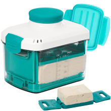 NOYA Adjustable Tofu Press - Vegan Tofu Press to Speed up Removing Water from Silken Firm and Extra Firm Tofu in 10-30mins without Crack - BPA