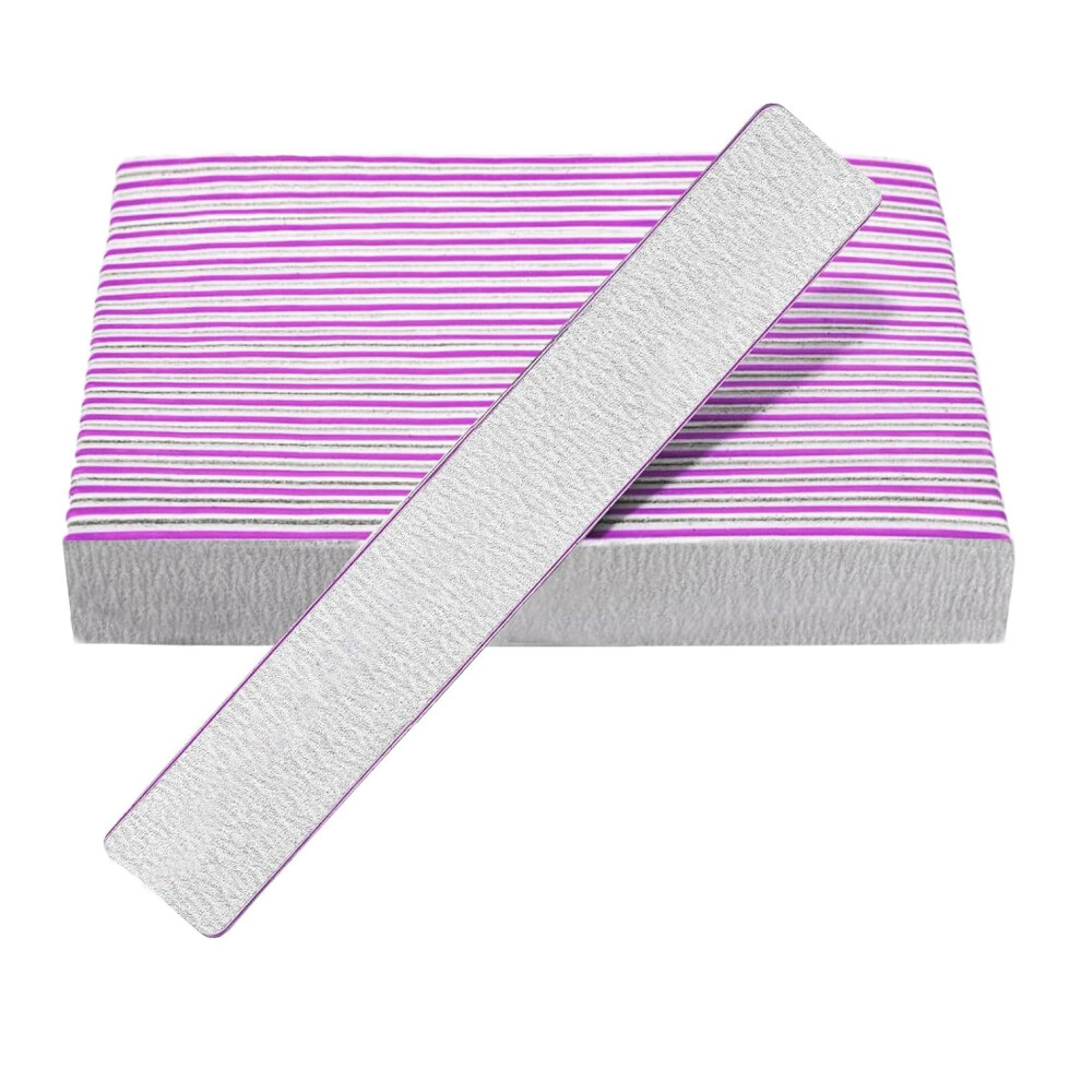 Quanzhou Chenchenche Nail File 100/180 Grit Double Sides Washable Nail Files Professional Reusable Manicure Tools For Poly Nail Extension Gel And Acrylic Nails