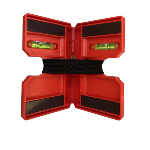 2 Pack Folding Magnetic Postniveau til rørpost og bjælker udjævning 2
