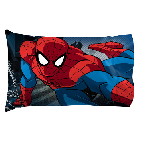 Ensemble de draps complet Jay Franco Marvel Spiderman Burst - 4 pièces super doux 2