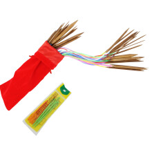 Knitpal 47 inch (120cm) Needles de tricotat circular de bambus setat cu 16 perechi (modele libere) pentru ncepatori Ebook Storage Buch 16 Dimens