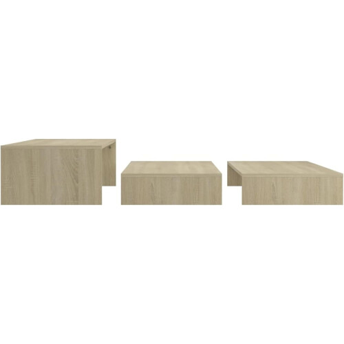 Modern Wood Design Nesting Coffee Table Set for Living Room 2