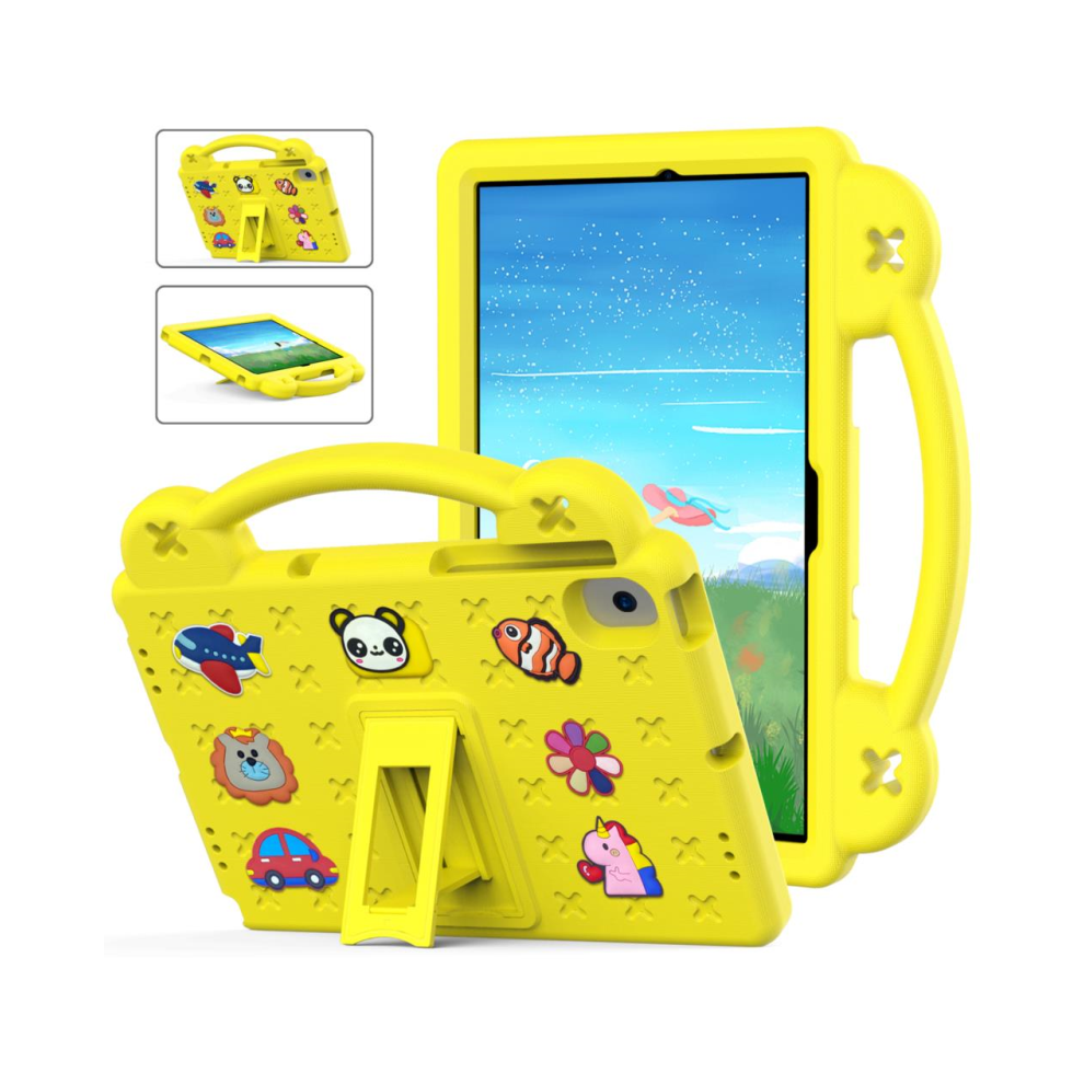 (, S5e 10.5 T720 T725) Kids Eva Bear Stand Case For Samsung Galaxy Tab A9 Yellow 967854322590