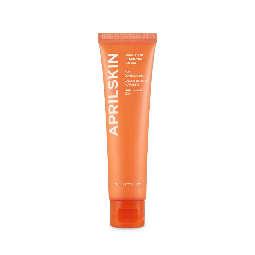 Aprilskin Carrotene Clarifying Cream | Oily Sensitive Blemish-Pron Skin| Removes Blemishes Balancing & Skin Protecting With M-Peptide | 2.02 Oz | N